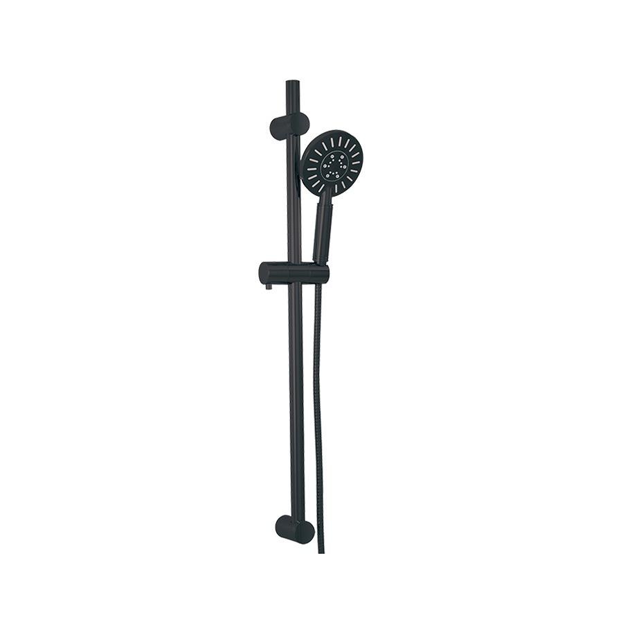 ALT 90840 Round Shower Rail Electro Black 1