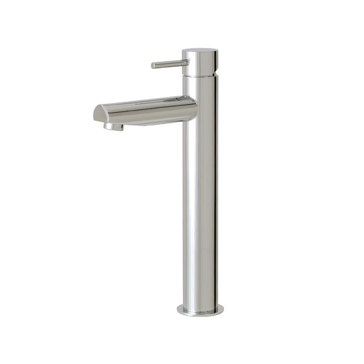 Aquabrass 61020 Volare Straight Tall Single Hole Lavatory Faucet Polished Chrome 1