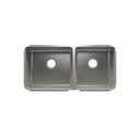 Julien 003253 Classic Sink Undermount Double L18X16X10 R15X16X8 1