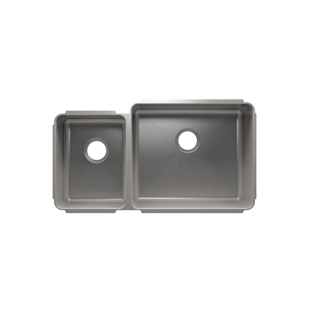 Julien 003241 Classic Sink Undermount Double L12X16X8 R21X18X10 1