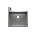 Julien 005300 Socialcorner Sink Undermount Flat Aprons Left Corner Single 23X18X10 1