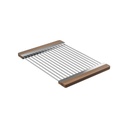 Julien 215009 Drying Rack For Fira Sink With Ledge Walnut Handles 12X17-1/4X3/4 1