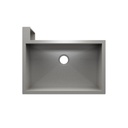 Julien 005302 Socialcorner Sink Undermount Flat Aprons Left Corner Single 29X18X10 1