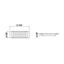 Julien 205318 Colander For 17In Sink Maple Handles 6X18X2-1/4 2