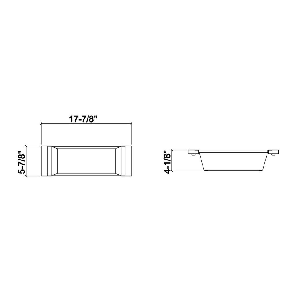 Julien 205327 Bin For 17In Sink Maple Handles 6X18X4-1/4 2