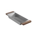 Julien 205037 Tray For Fira Sink W/Ledge Walnut Handles 6X17-1/4X2-1/4 1