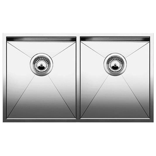 Blanco 401247 Quatrus U 2 Double Undermount Kitchen Sink 1