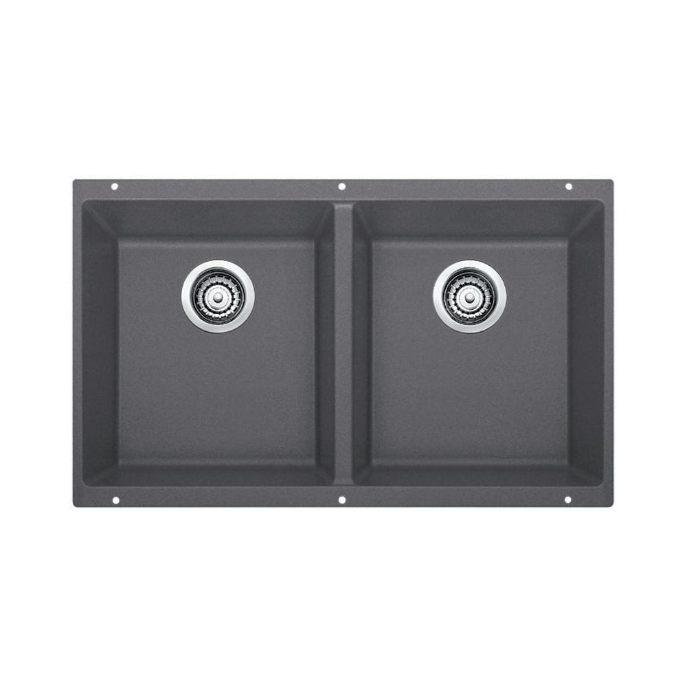 Blanco 401415 Precis U 2 Double Undermount Kitchen Sink 1