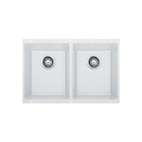 Blanco 401705 Precis U 2 Double Undermount Kitchen Sink White 1