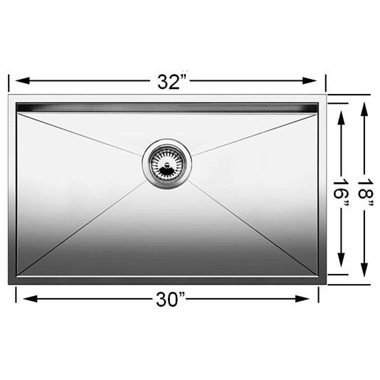 Blanco 401248 Quatrus U 1 Super Single Undermount Kitchen Sink 3