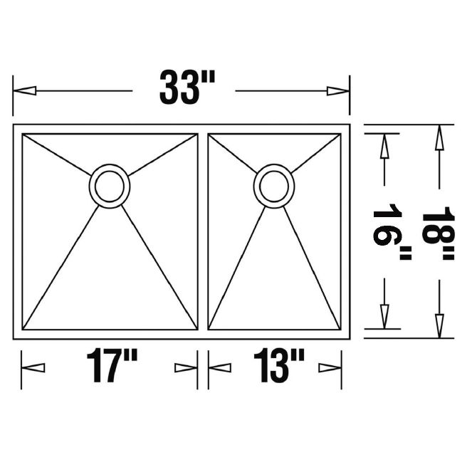 Blanco 400470 Radius 10 U 1.75 Double Undermount Kitchen Sink 3