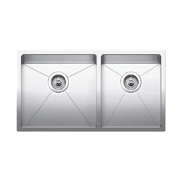 Blanco 401520 Quatrus R15 U 1.75 Double Undermount Kitchen Sink 2