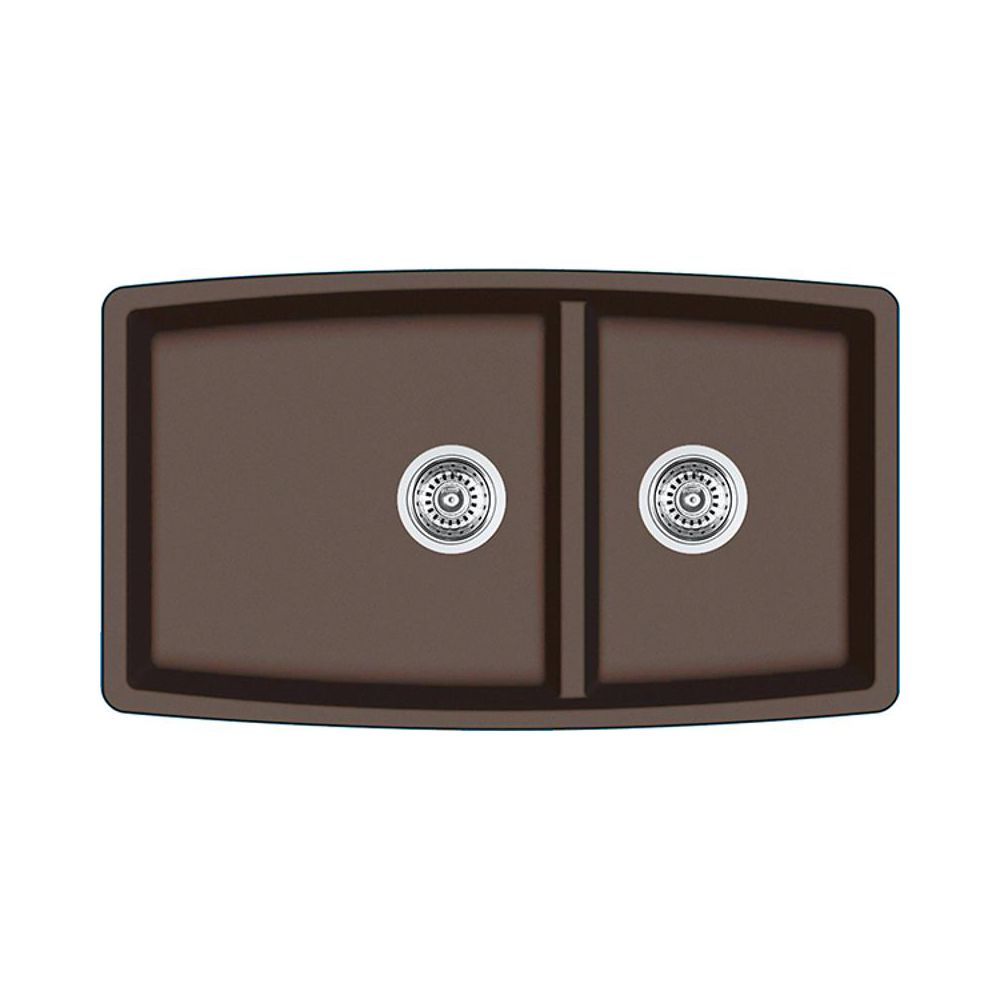 Blanco 401186 Performa U 1.75 Low Divide Double Undermount Kitchen Sink 1
