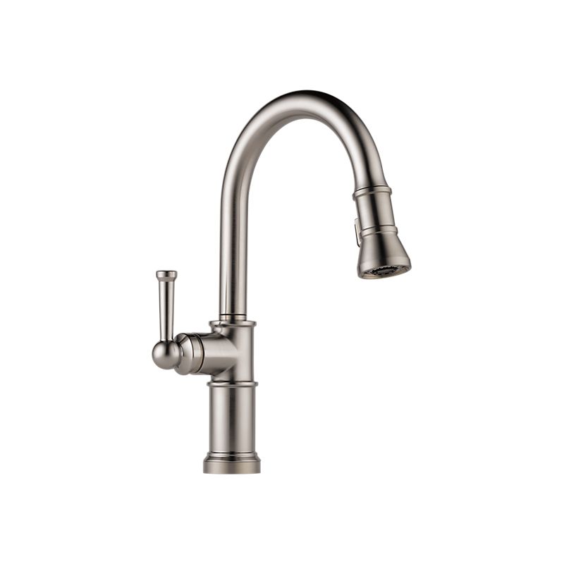 Brizo 63025LF ARTESSO Single Handle Pull Down Kitchen Faucet 1