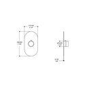 Aquabrass R3095 Trim Set For 12000 1/2 And 3000 3/4 Thermostatic Valves Brushed Nickel 2