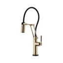 Brizo 64243LF Litze Smart Touch Articulating Faucet Luxe Gold 1