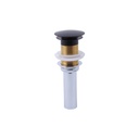 Brizo RP72413BL Push Button Pop Up Without Overflow Matte Black 1