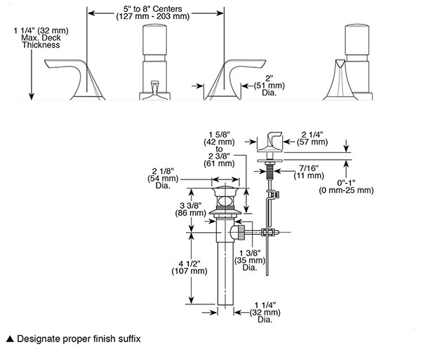 Brizo 68450 Sotria Bidet Polished Nickel 2