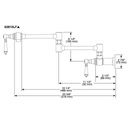 Brizo 62843LF Litze Wall Mounted Pot Filler Stainless 2
