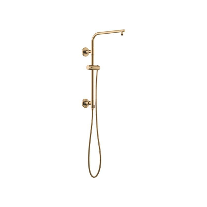 Brizo 80092 Euro Round Shower Column Luxe Gold 1