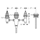 Hansgrohe 06646000 Rough 4-Hole Roman Tub Set 2