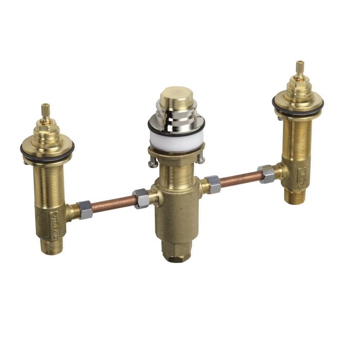 Hansgrohe 06607000 Rough-In 3 Hole Roman Tub Set 1