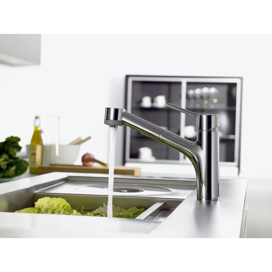 Hansgrohe 06462860 Talis S 2 Spray Pull Out Kitchen Faucet Steel Optik 2