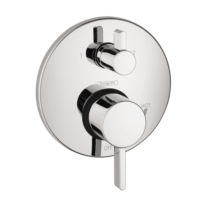 Hansgrohe 04447000 S Pressure Balance Trim With Diverter Chrome 1