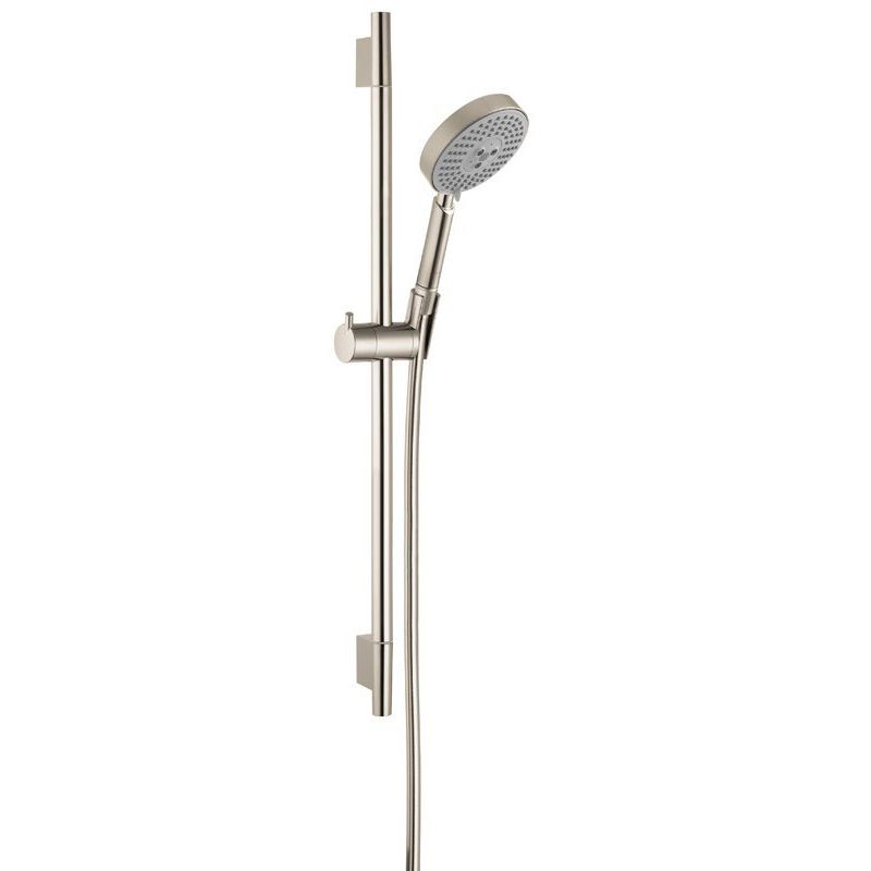 Hansgrohe 04266820 Unica S Wallbar Set 24" Brushed Nickel 1