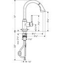 Hansgrohe 04215800 Talis C HighArc Kitchen Faucet Steel Optik 2