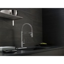 Delta 9659T Trinsic Pro Single Handle Pull Down Kitchen Faucet With Touch2O Black Stainless 3