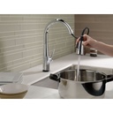 Delta 9113 Essa Single Handle Pull Down Kitchen Faucet Arctic Stainless 3