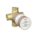 Hansgrohe 15936181 Rough Quattro Green 3 Way Diverter Valve 1