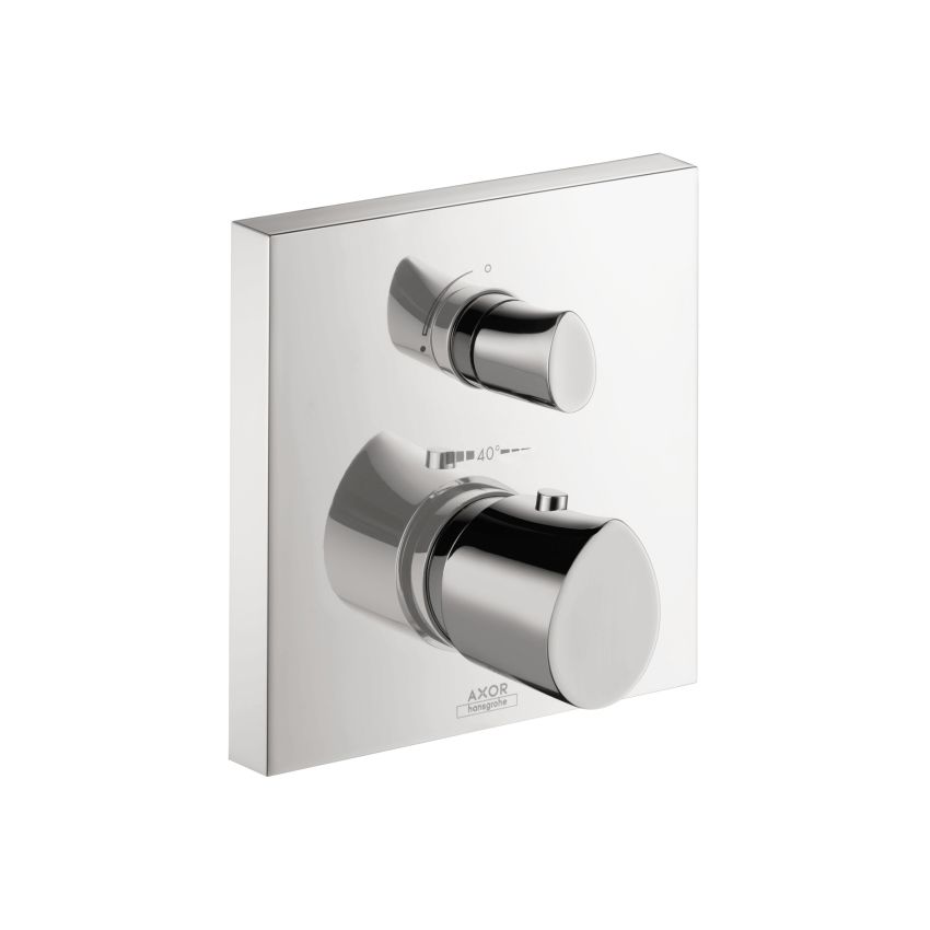 Hansgrohe 12716001 Axor Starck Organic Thermostatic Trim With Volume Control & Diverter Chrome 1
