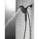 Delta 58473 H2Okinetic In2ition 4 Setting Two-in-One Shower Matte Black 1
