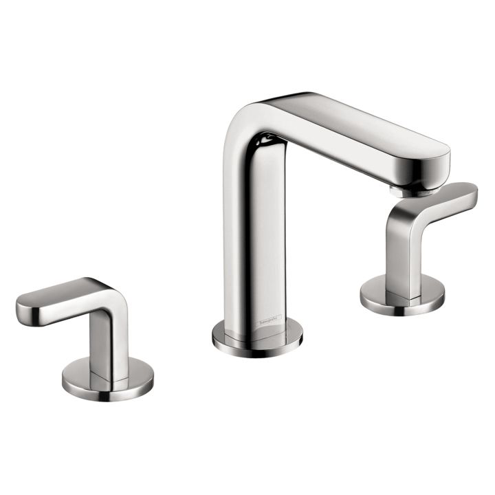 Hansgrohe 31067001 Metris S Widespread Faucet Lever Handles Chrome 1