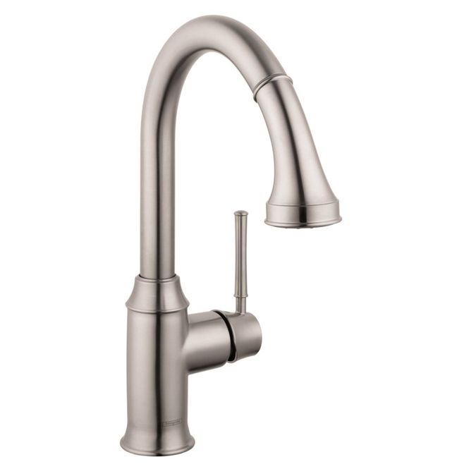 Hansgrohe 04215800 Talis C HighArc Kitchen Faucet Steel Optik 1