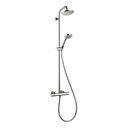 Hansgrohe 27169821 Croma 4 Spray Hand Shower & Showerhead Kit Brushed Nickel 1