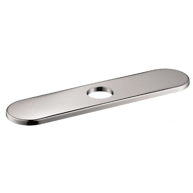 Hansgrohe 14019861 Universal Base Plate for Single Hole Kitchen Faucets 10" Steel Optik 1