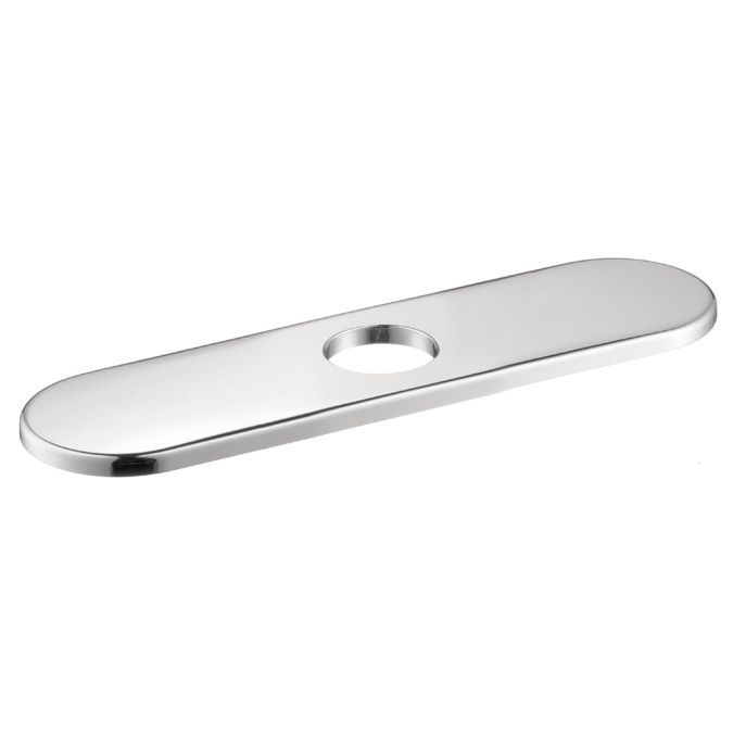 Hansgrohe 14019001 Universal Base Plate for Single Hole Kitchen Faucets 10&quot; Chrome 1