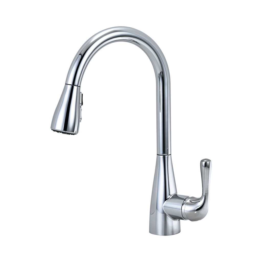 Delta 986LF Marley Single Handle Pull Down Kitchen Faucet Chrome 1