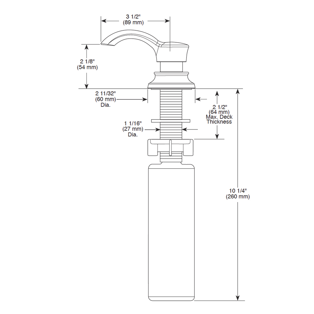 Delta RP71543AR Soap/Lotion Dispenser - Arctic Stainless 2