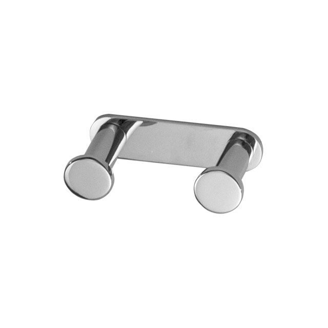 Laloo 2605-2C Double Hook Strip Chrome 1