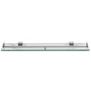 Laloo K9387C Karre II Single Glass Shelf Chrome 1