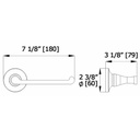 Laloo C7386C CoCo Paper Holder Chrome 3