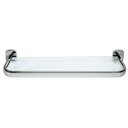 Laloo W6587C Wynn Single Glass Shelf Chrome 1