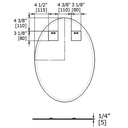 Laloo H70010 Classic Oval Beveled Mirror 2