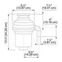 Kindred KWD50C1-EZ 1/2 HP Waste Disposer 2
