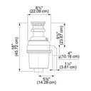 Kindred KWD75B1-EZ 3/4 HP Waste Disposer 2