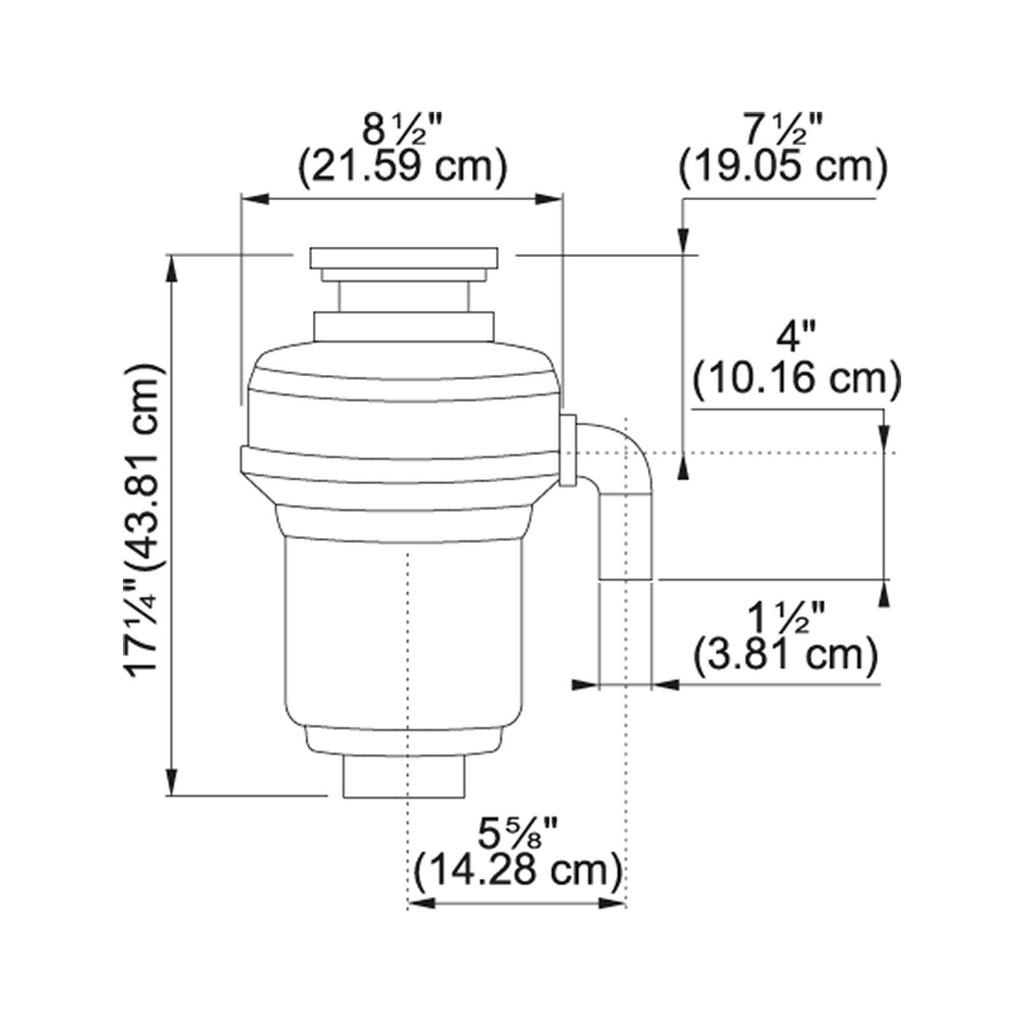 Kindred KWD125C1-EZ 1-1/4 HP Waste Disposer 2